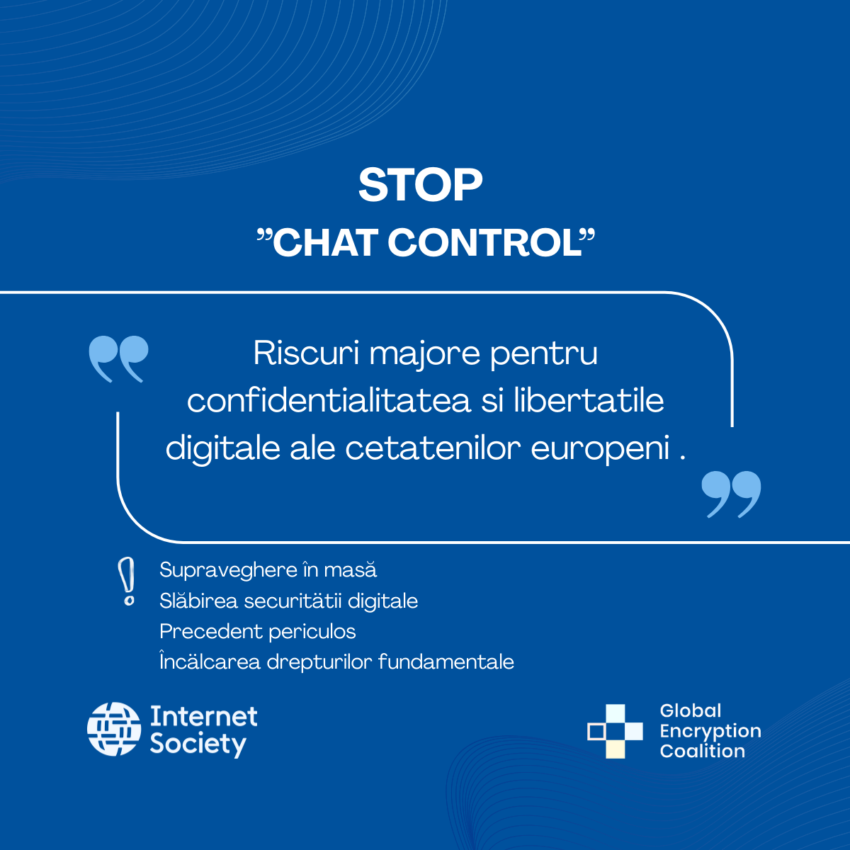 STOP CHAT CONTROL